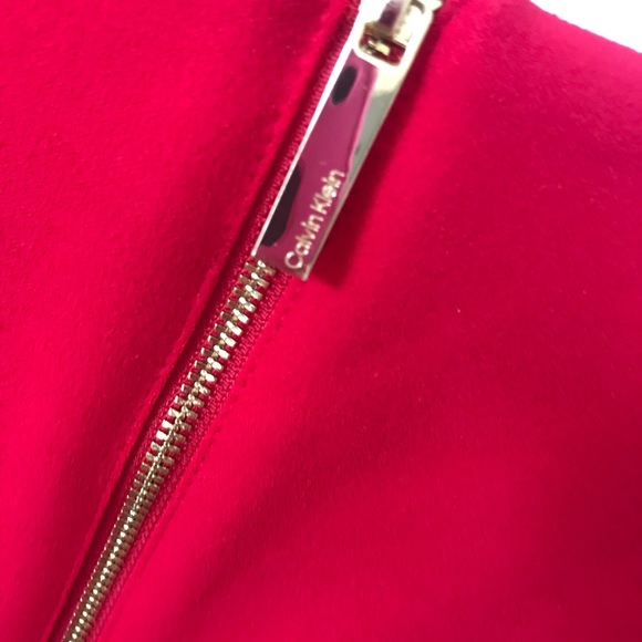 ❤️🆕 New Calvin Klein Red Dress (Women’s Size 6) - Picture 7 of 9